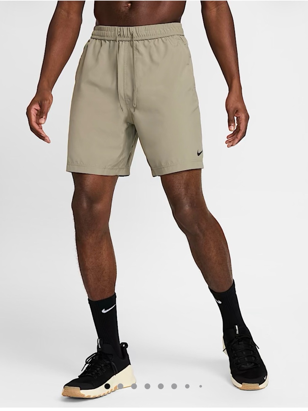 Nike Form 7” Kahki Athletic Shorts